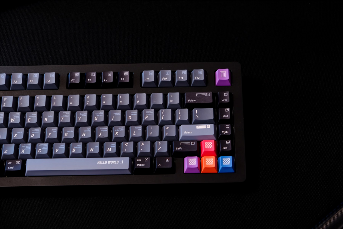 Black Programmer R2 Keycaps - Diykeycap
