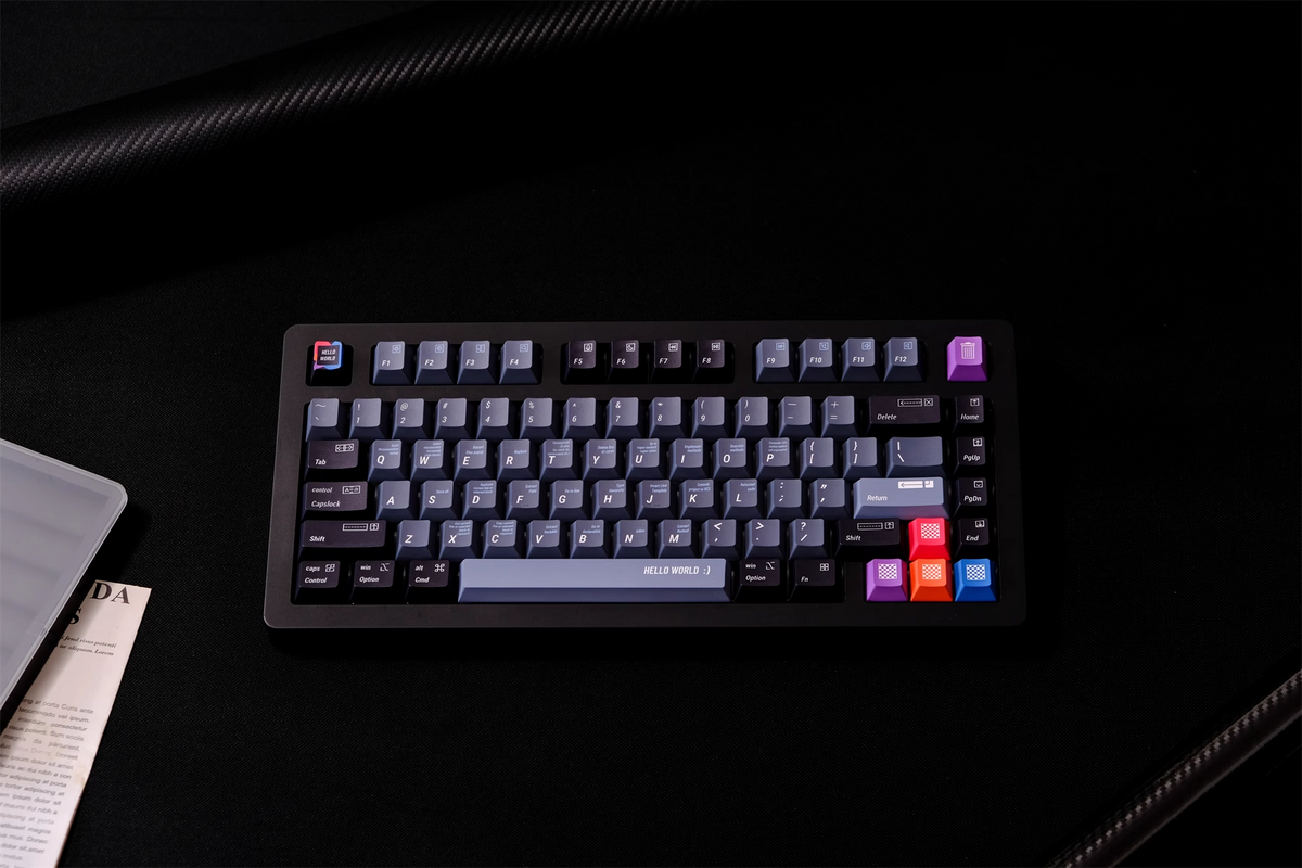 Black Programmer R2 Keycaps - Diykeycap