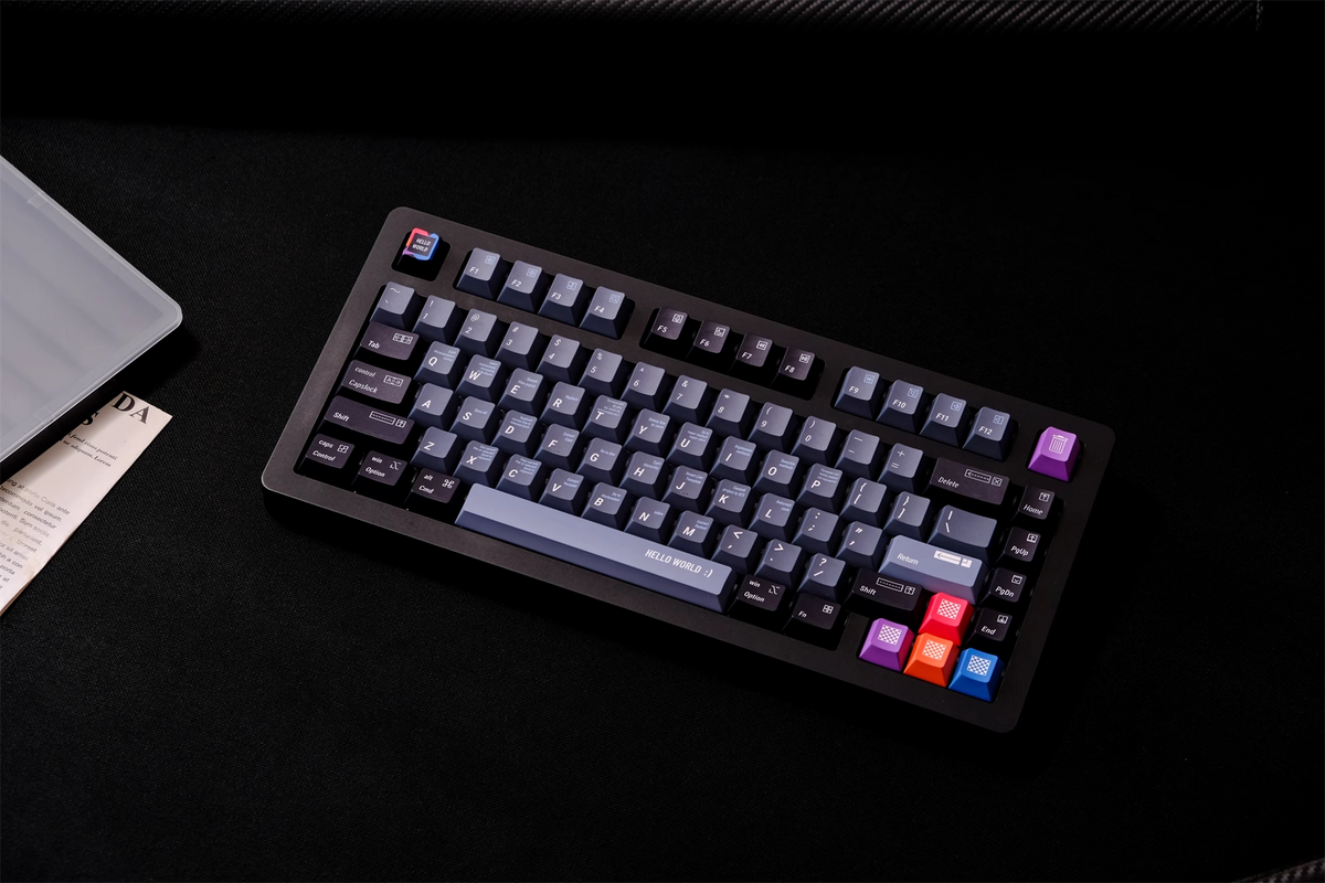 Black Programmer R2 Keycaps - Diykeycap