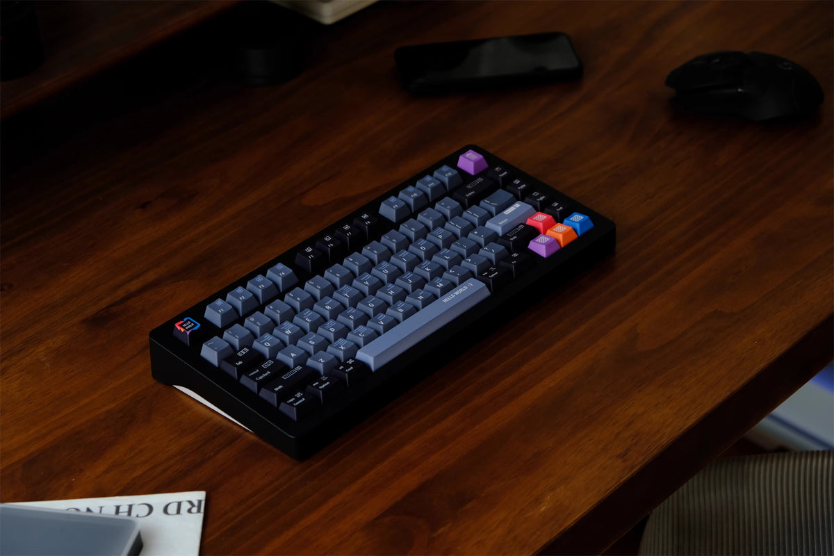 Black Programmer R2 Keycaps - Diykeycap