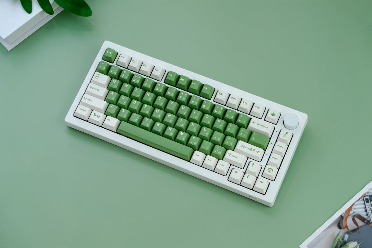Matcha Cake Keycaps - Diykeycap