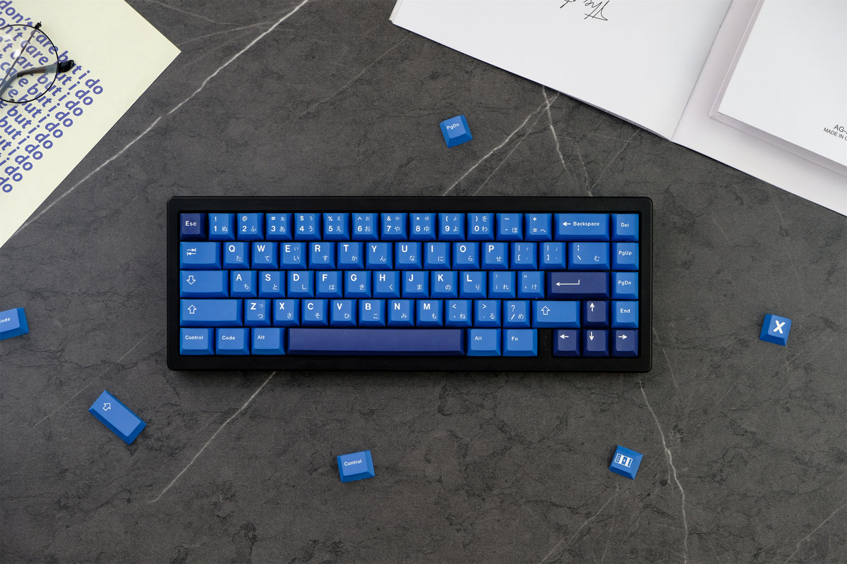 Deep Sea Blue Theme Keycaps - Diykeycap