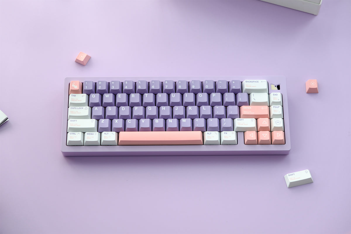 Lilac Garden Keycaps - Diykeycap