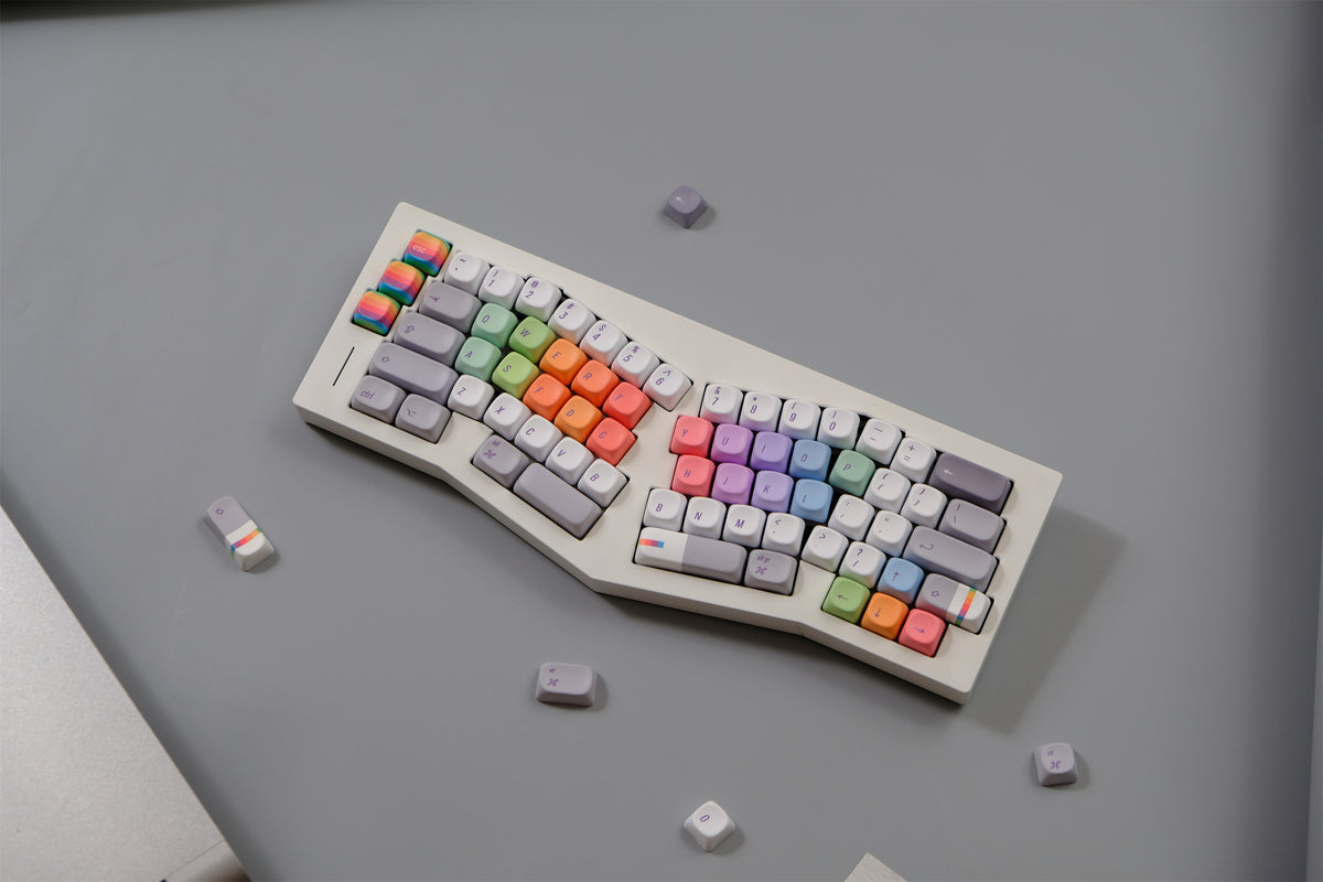 Rainbow Programmer Keycaps - Diykeycap