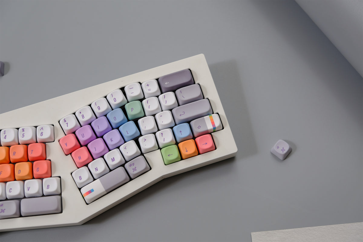 Rainbow Programmer Keycaps - Diykeycap