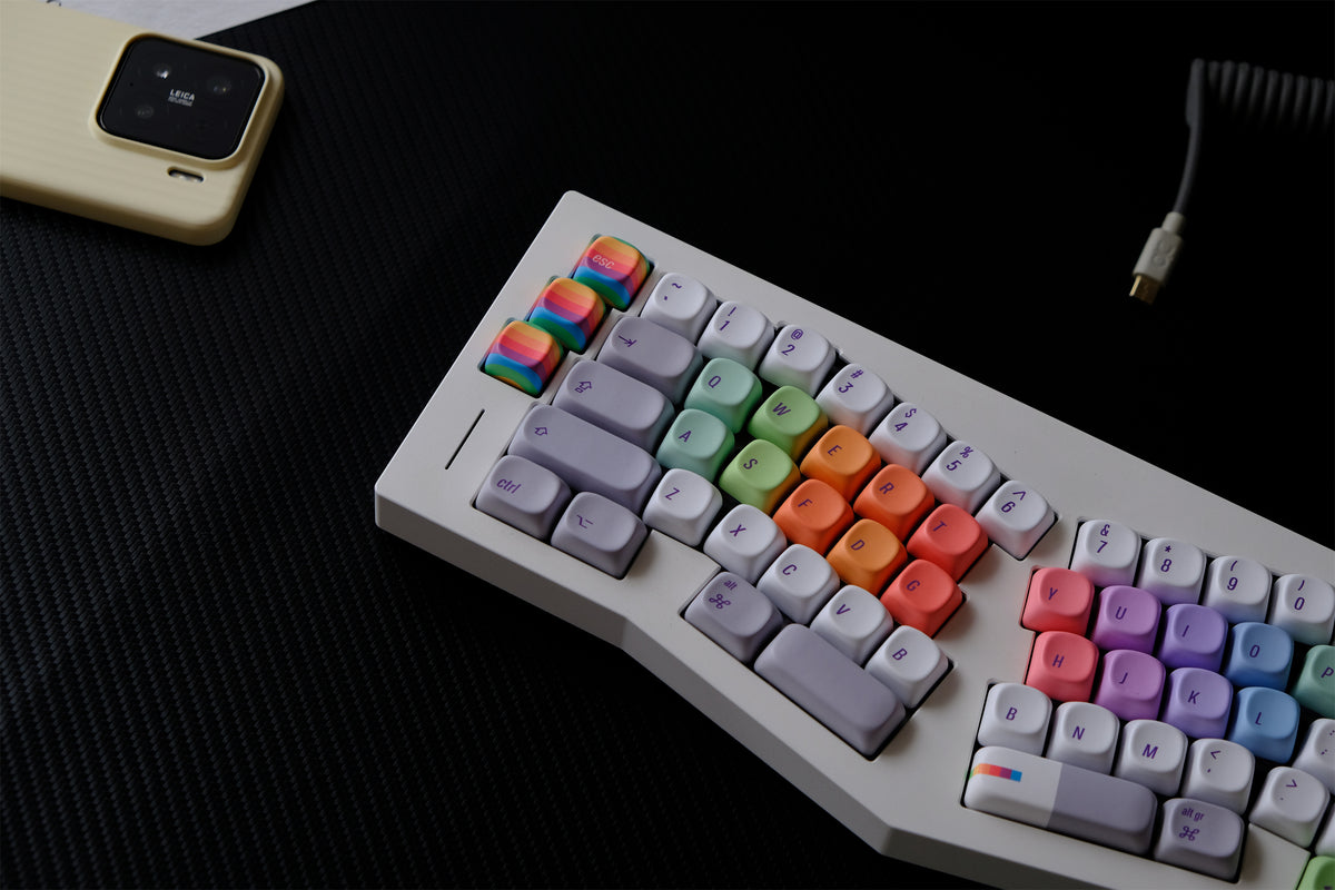 Rainbow Programmer Keycaps - Diykeycap