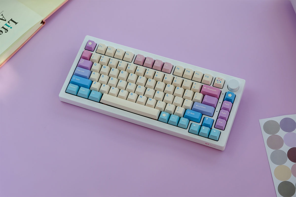 Dreamy Cotton Candy Gradient Keycaps - Diykeycap