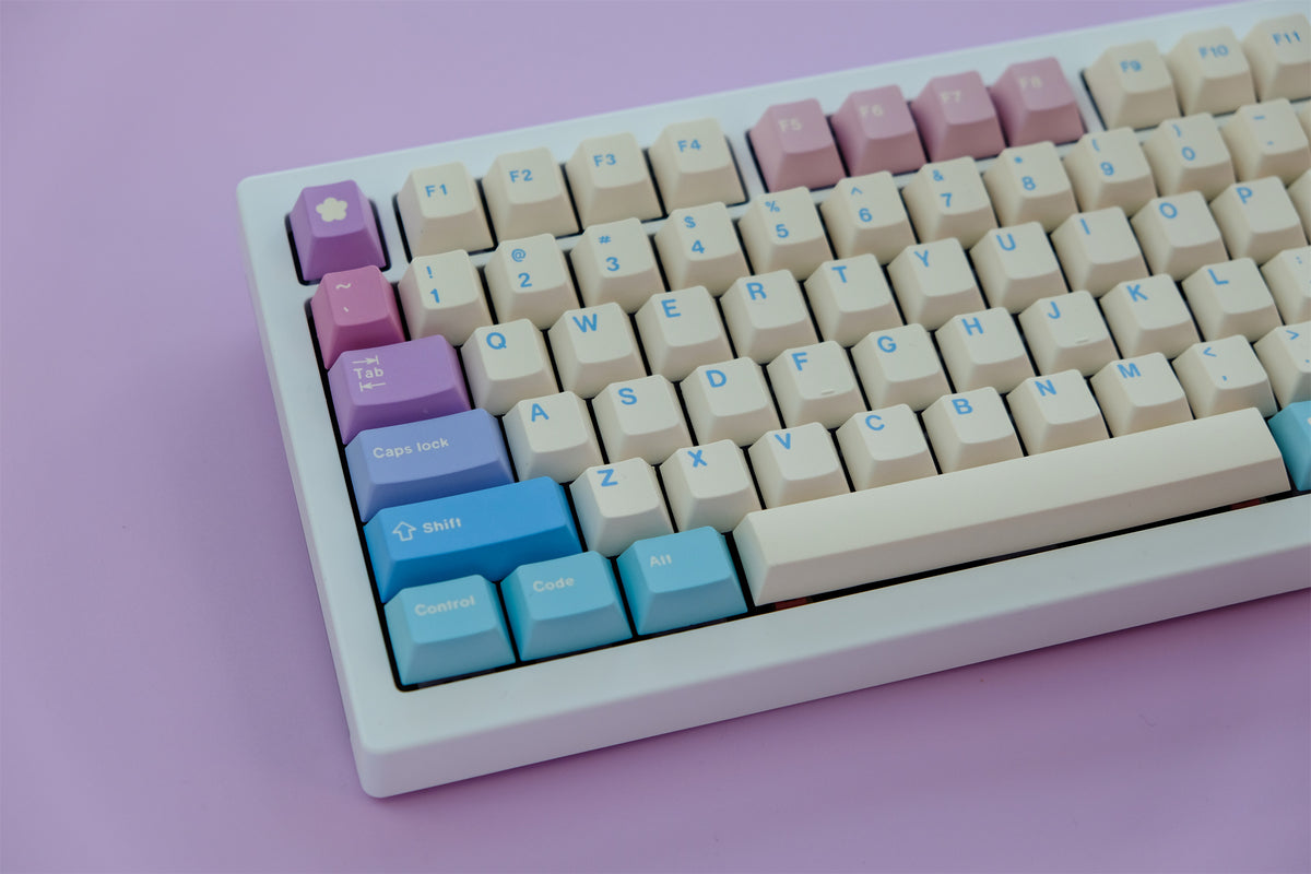 Dreamy Cotton Candy Gradient Keycaps - Diykeycap