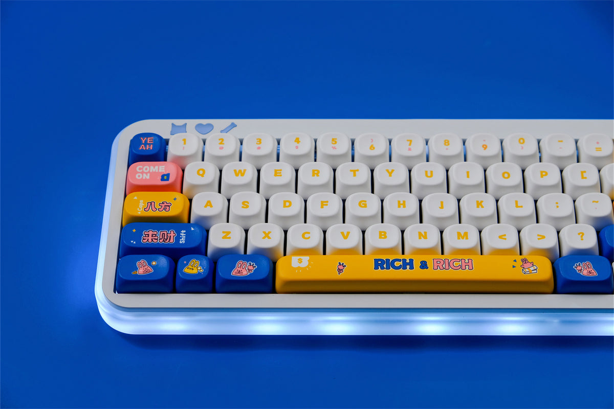 GET RICH Keycaps - Diykeycap