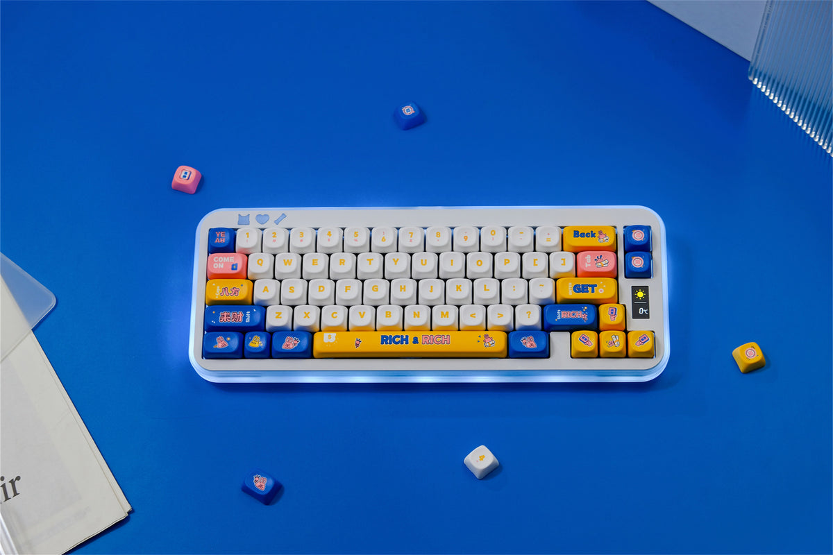 GET RICH Keycaps - Diykeycap