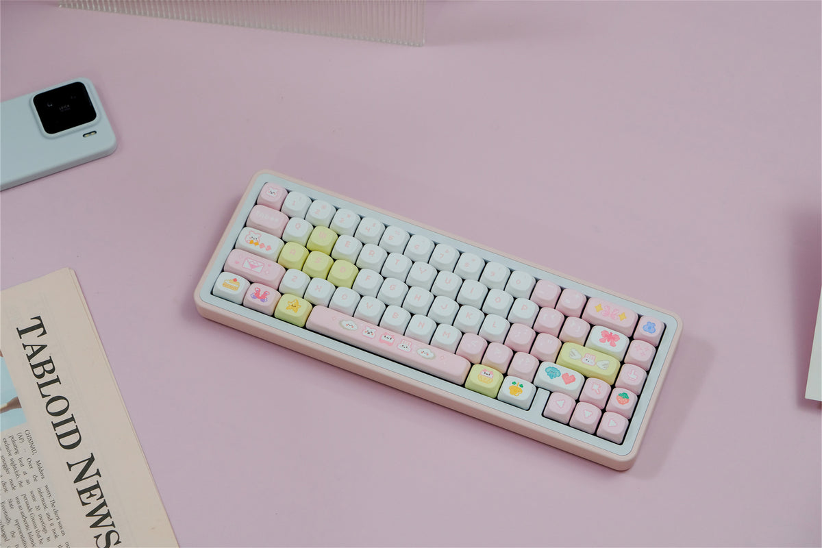 Pixel Baby PBT keycaps - Diykeycap