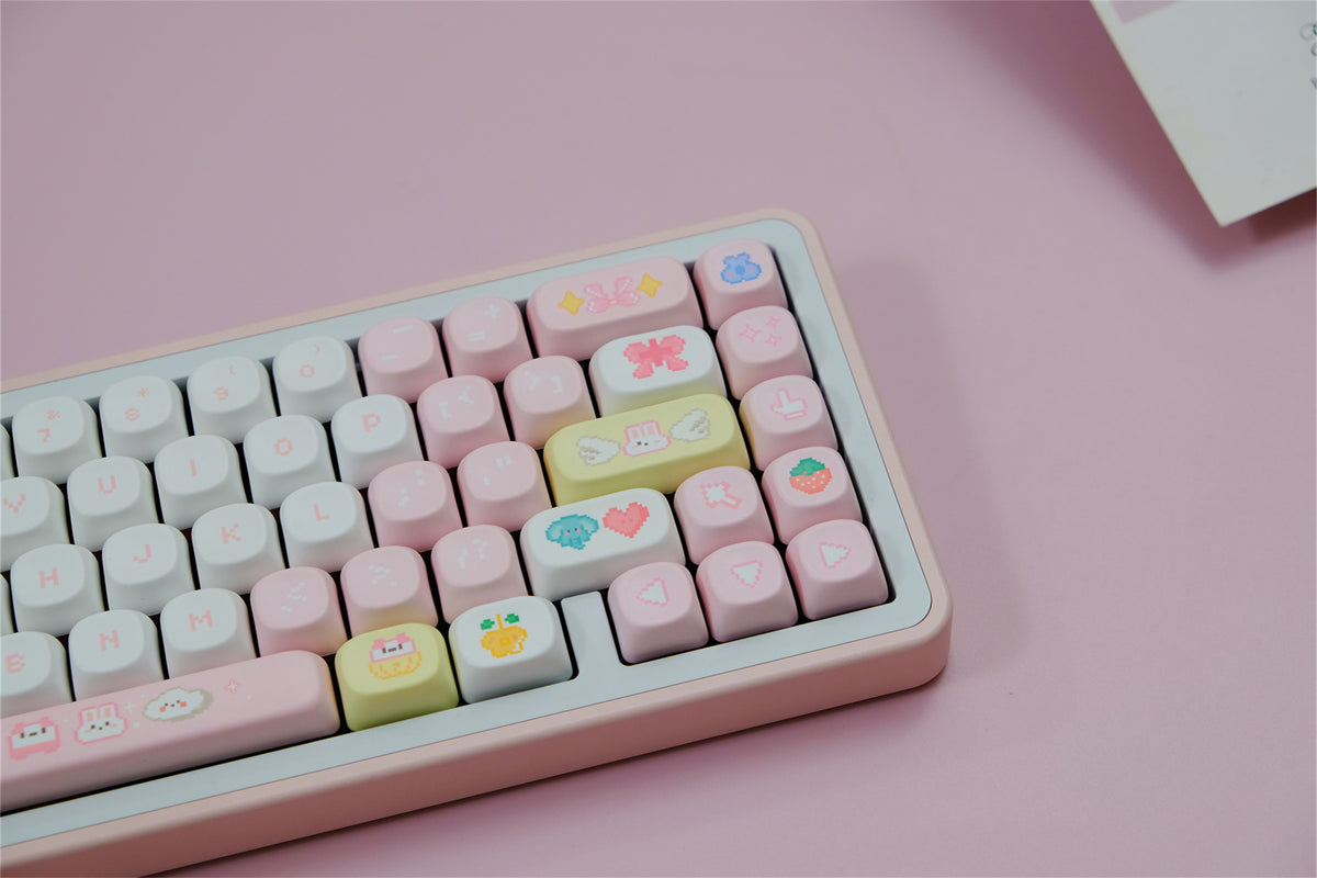 Pixel Baby PBT keycaps - Diykeycap