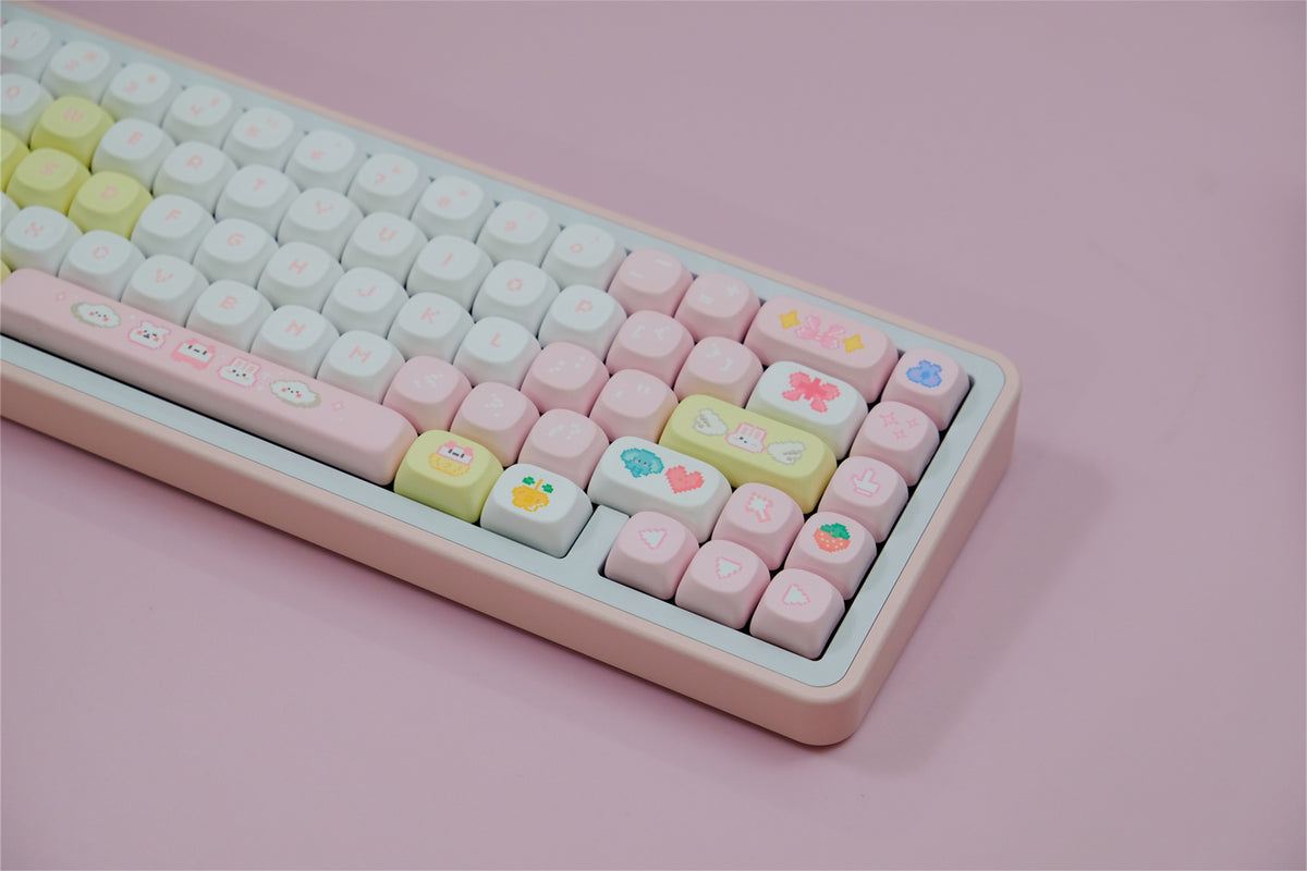 Pixel Baby PBT keycaps - Diykeycap