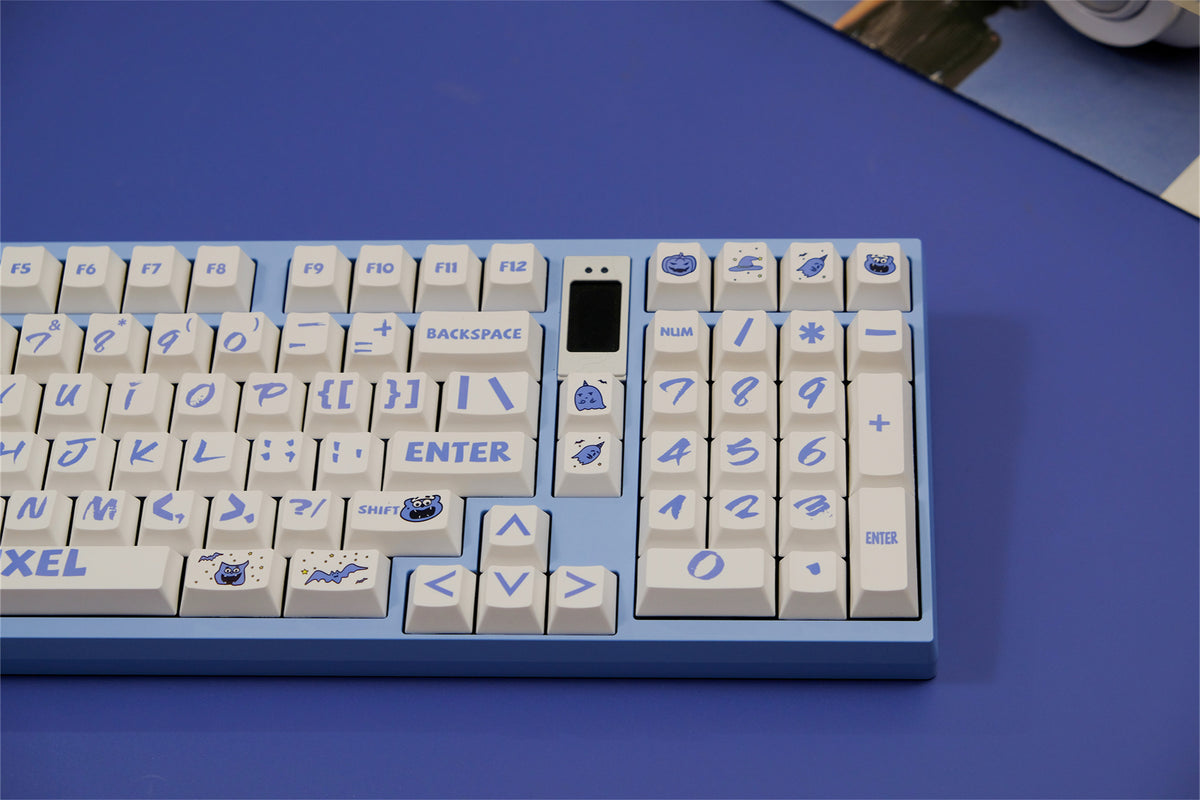 Blue Pixel Theme Keycaps - Diykeycap