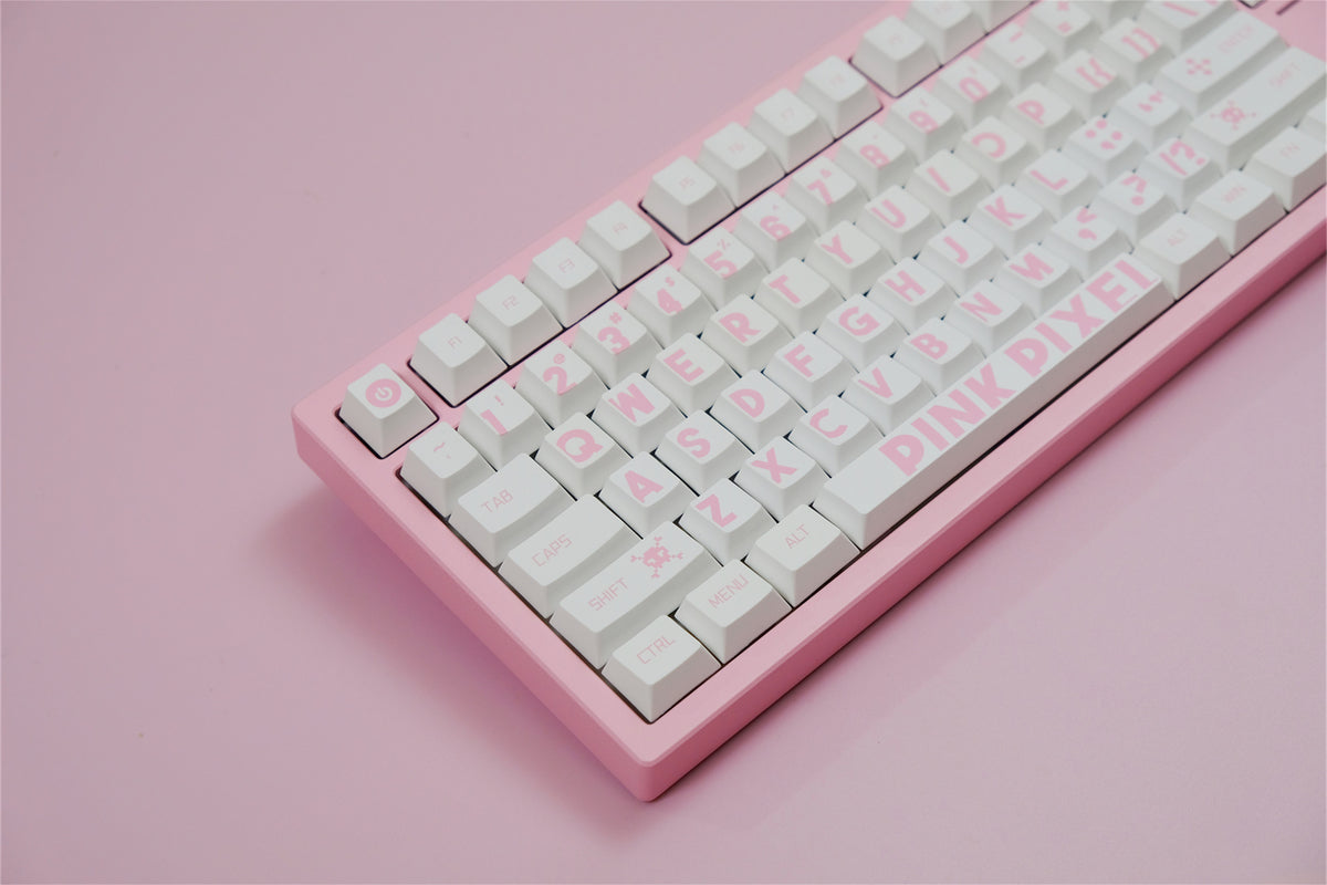Pink Pixel Keycaps - Diykeycap