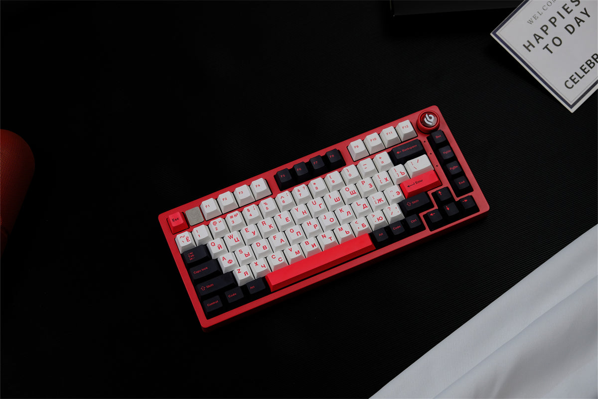 "Red Alert" Style Russian Keycaps - Diykeycap