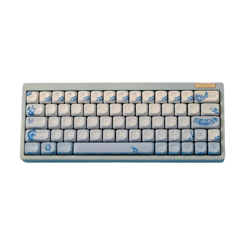 Blue and White Porcelain Keycaps - Diykeycap