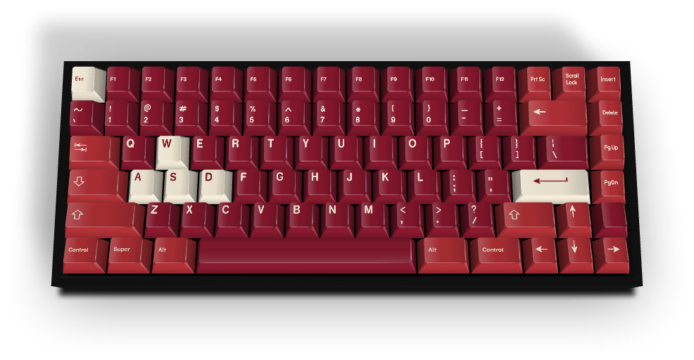 Touche personnalisée n° 1632 - Diykeycap