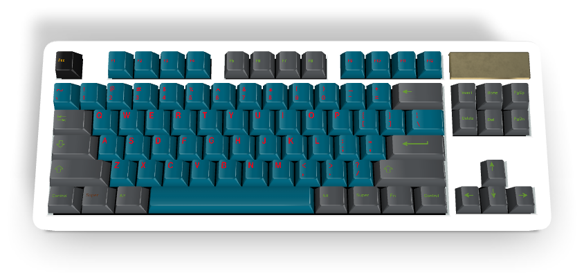 Touche personnalisée #1651 - Diykeycap