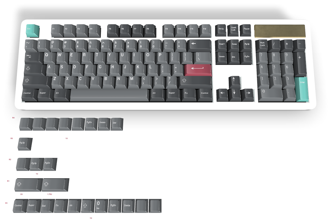 Touche personnalisée #1073 - Diykeycap