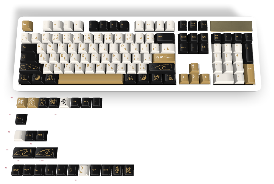Touche personnalisée n°1229 - Diykeycap