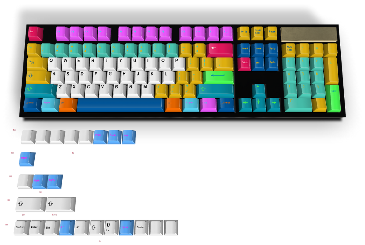 Touche personnalisée #929 - Diykeycap
