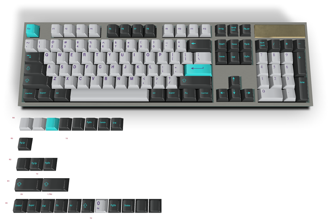 Keycap personnalisé n° 960 - Diykeycap