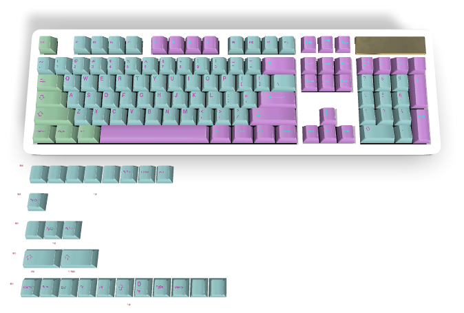 Keycap personnalisé n° 1352 - Diykeycap