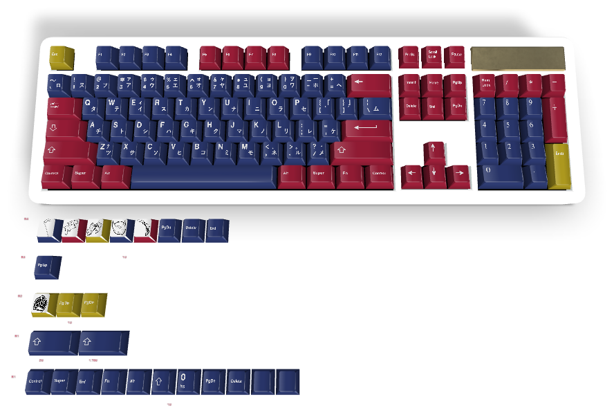 Touche personnalisée n° 956 - Diykeycap