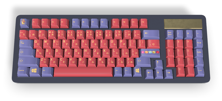 Keycap personnalisé n° 1350 - Diykeycap