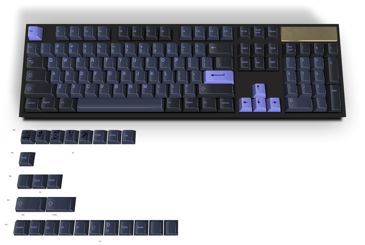 Touche personnalisée #1272 - Diykeycap