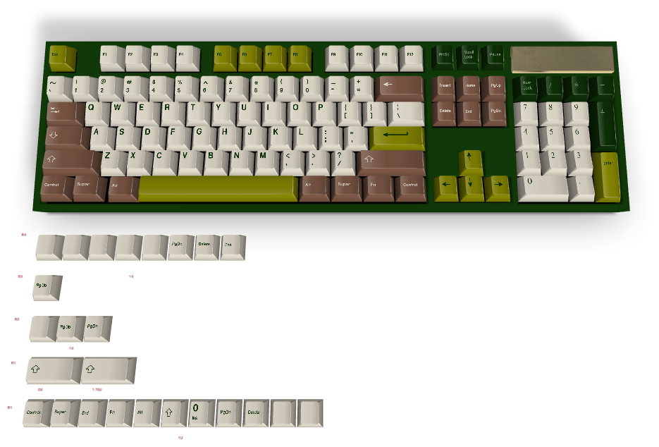 Touche personnalisée #1114 - Diykeycap