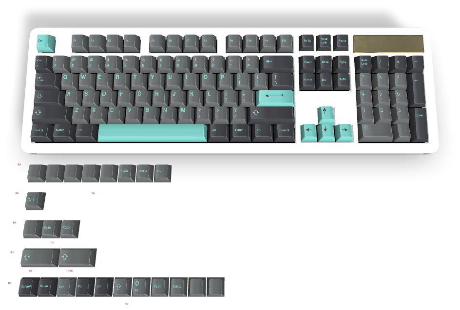 Keycap personnalisé #1436 - Diykeycap