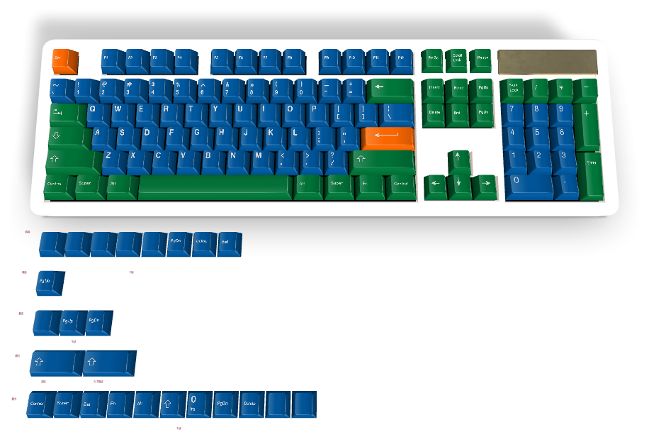 Touche personnalisée #1736 - Diykeycap