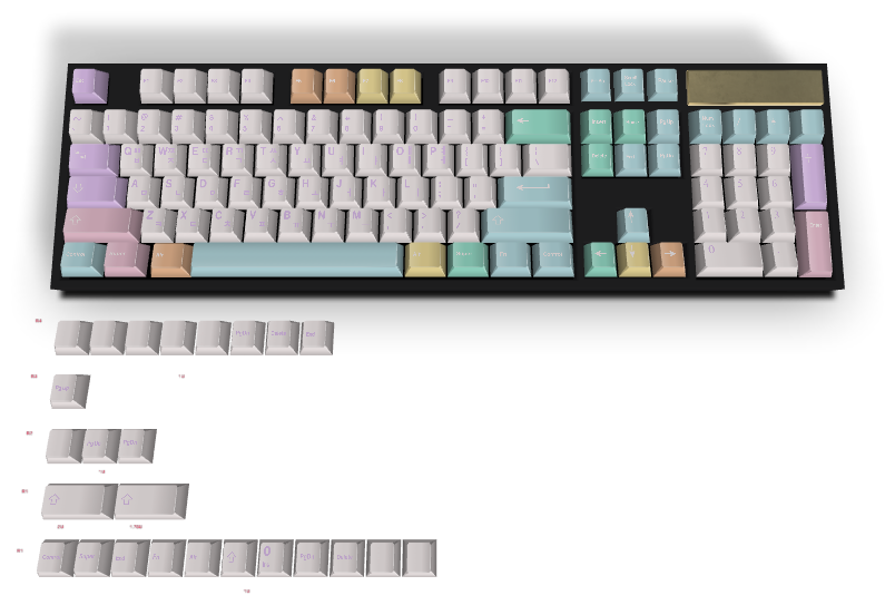 Touche personnalisée #1307 - Diykeycap